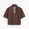 Buy Now Stegaro Oversized Coffee Brown Leather Shirt For Men And Women