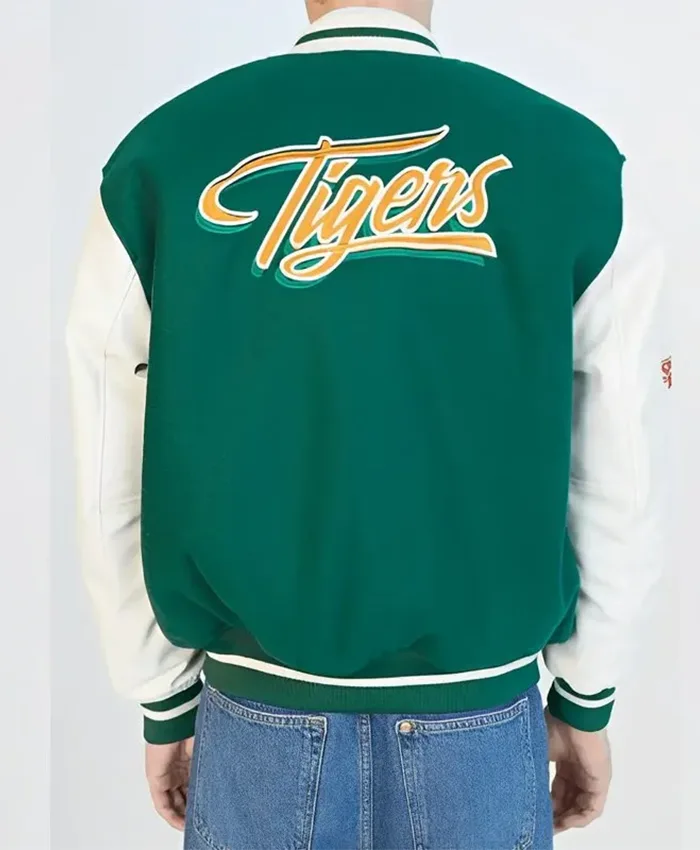 Alternative view of Stranger Things Hawkins Stadium Letterman Varsity Jacket