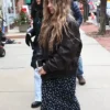 Buy Now Sydney Sweeney The Housemaid Black Bomber Leather Jacket For Unisex