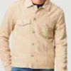 Buy Now TV Series Battle Camp Season 01 Taylor Lewan Yellow Denim Jacket For Men And Women