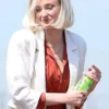 Buy Now TV Series Joan 2024 Sophie Turner White Cotton Jacket For Sale