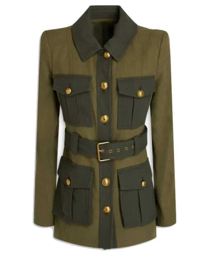 Buy Now TV Series The Traitors US Season 03 Chrishell Stause Green Cotton Jacket For Unisex
