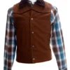 Buy Now Tatanka Means TV Series Ransom Canyon 2025 Jake Longbow Brown Denim Vest For Unisex