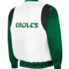 Buy Now The All American Retro Philadelphia Eagles White Kelly Varsity Jacket For Unisex