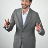 Buy Now The Brutalist Photocall Adrien Brody Ash Grey Blazer For Sale