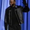 Buy Now The Tonight Show Jaylen Brown Jimmy Fallon Black Leather Jacket For Unisex