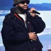 Buy Now The Tonight Show Starring Jimmy Fallon Larry June Navy Blue Hooded Jacket For Unisex