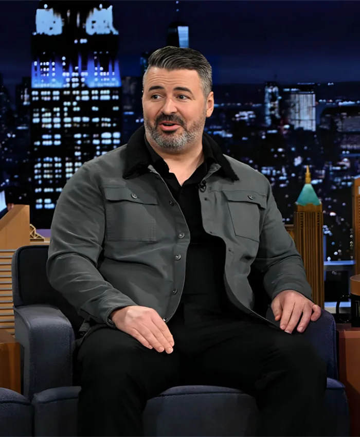 Alternative view of Pete Lee Jimmy Fallon Show Grey Cotton Jacket