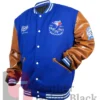 Buy Now Toronto Blue Jays Blue And Brown Letterman Varsity Jacket Men Women