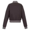 Buy Now Toronto Blue Jays Charcoal Letterman Varsity Jacket For Men And Women