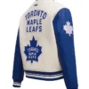 Buy Now Toronto Maple Leafs Classic Wool And Leather Varsity Jacket For Sale