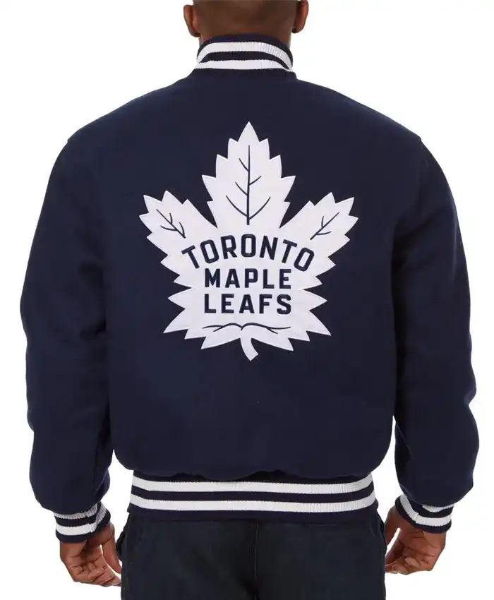 Buy Now Toronto Maple Leafs One Color Wool Varsity Jacket For Sale