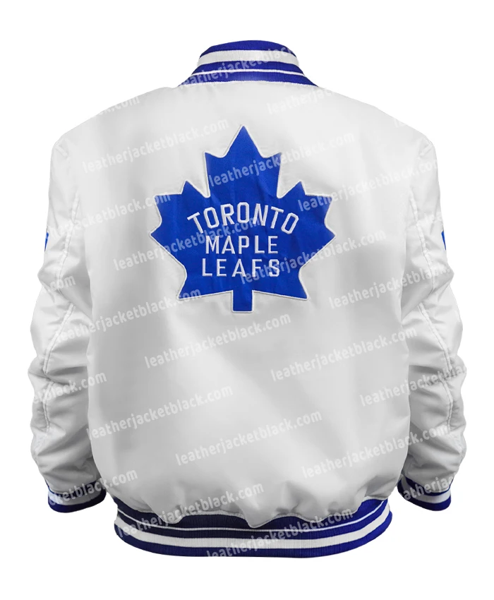 Buy Now Toronto Maple Leafs Retro Classic White Varsity Jacket For Men And Women