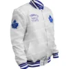 Buy Now Toronto Maple Leafs Retro Classic White Varsity Jacket For Unisex