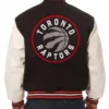 Buy Now Toronto Raptors Black And White Varsity Jacket For Men And Women