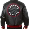 Buy Now Toronto Raptors Black Leather Varsity Jacket For Men And Women