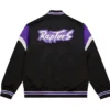 Buy Now Toronto Raptors Eastern Heavyweight Black Satin Varsity Jacket