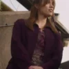 Buy Now Tracey Taylor TV Series Toxic Town Season 01 Aimee Lou Wood Purple Jacket For Unisex