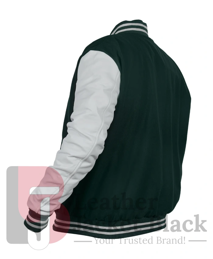 Buy Now Unisex New York Jets Kevin Arnold Green And White Varsity Jacket