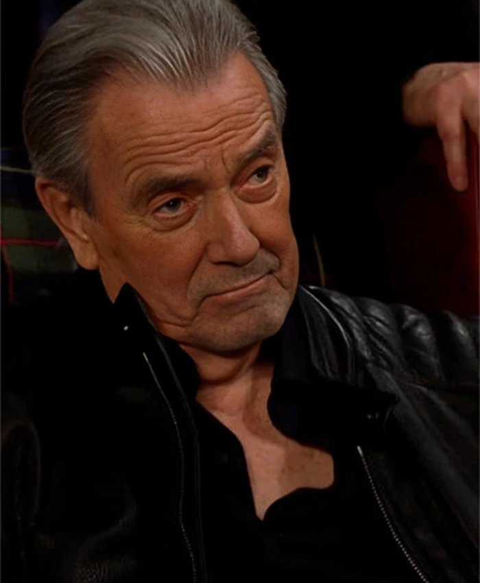 Buy Now Victor Newman TV Series The Young And The Restless Eric Braeden Black Quilted Leather Jacket For Unisex