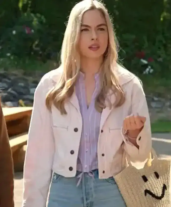 Buy Now Virgin River S05 Lizzie Cotton Cropped Jacket For Sale