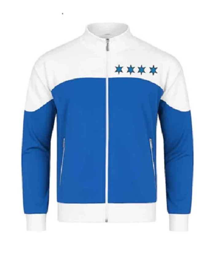 Buy Now WWE SummerSlam CM Punk Fantastic Four Blue And White Jacket For Unisex