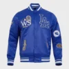Buy Now World Series Champions Los Angeles Dodgers 2024 Blue Varsity Jacket For Unisex