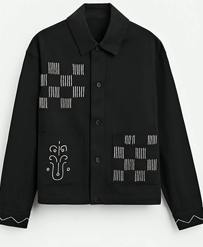 Buy Now Zende Forrester Dominguez TV Series The Bold And The Beautiful 2025 Black Embroidered Jacket For Unisex