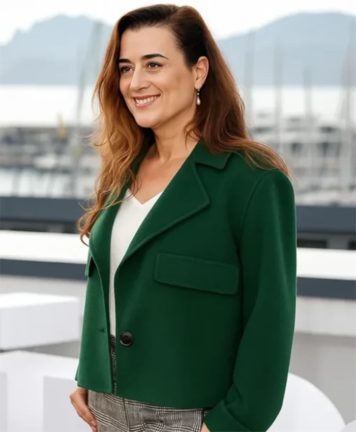 Buy Now Ziva David TV Series NCIS Tony And Ziva 2025 Cote De Pablo Green Wool Jacket For Unisex