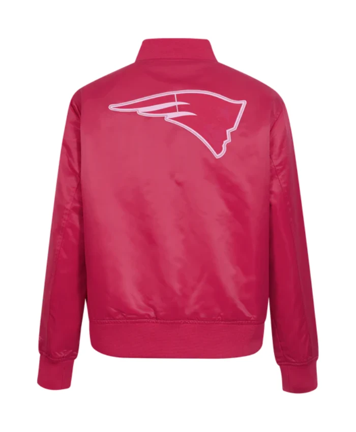 Buy Pink New England Patriots Triple Satin Jacket