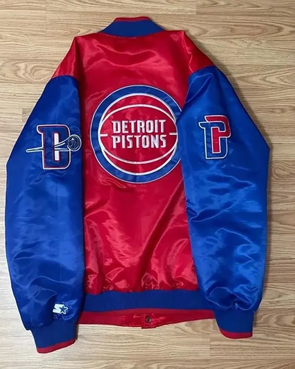 Buy Pistons Ty Mopkins Red And Blue Satin Jacket Sale