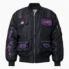 Buy Pokemon Master Ball Black Satin Bomber Jacket