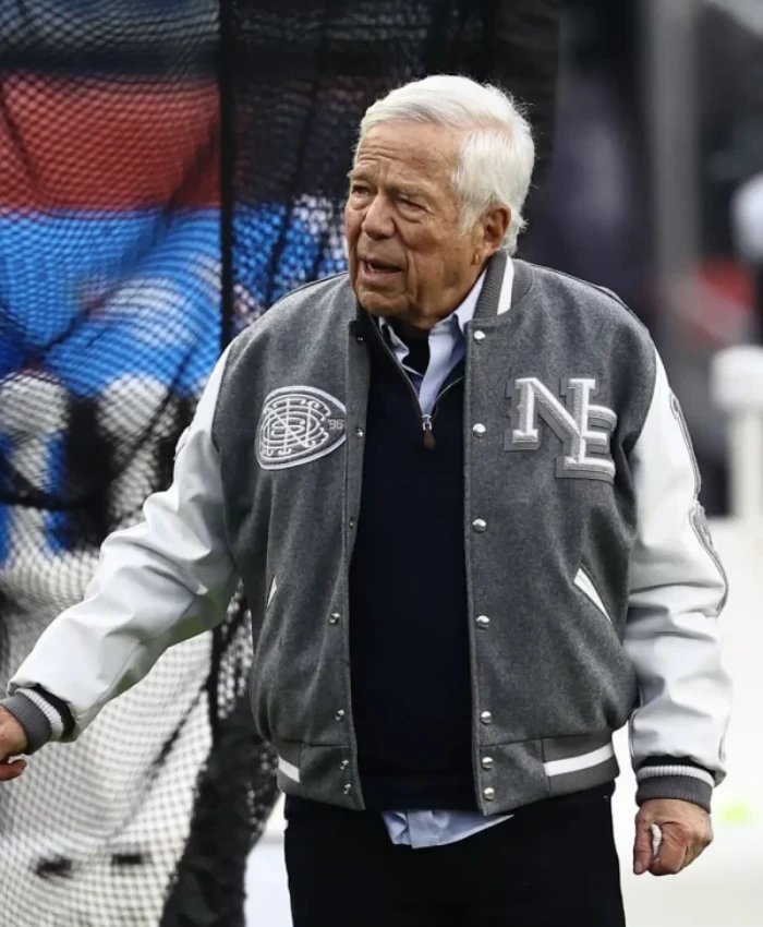 Buy Robert Kraft AFC Divisional Playoff Patriots Varsity Jacket