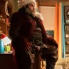 Buy Satan Dear Santa 2024 Jack Black Fur Trim Leather Coat For Unisex