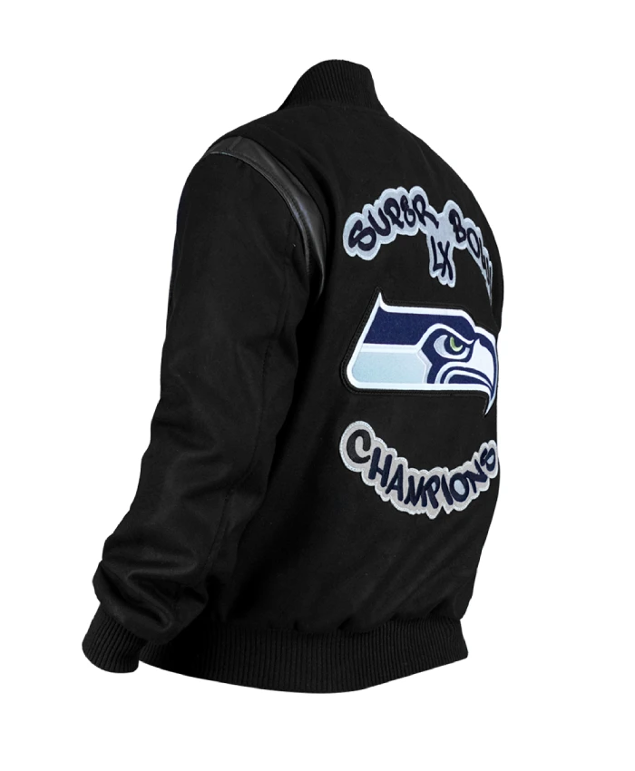 Buy Seattle Seahawks Super Bowl LX Champions Varsity Jacket