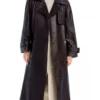 Buy Selena Gomez Only Murders In The Building S5 Leather Black Trench Coat
