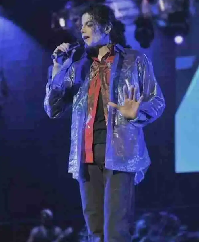 Buy Singer Michael Jackson This Is It Purple PVC Jacket
