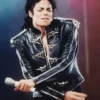 Buy Singer Michael Jacksons V8 Leather Jacket In Black