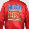 Buy Super Bowl LIX 2025 Starter Red Letterman Varsity Jacket For Men And Women