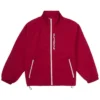 Buy Supreme 2026 Contrast Zip Up Red Track Jacket For Men And Women