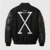 Buy Supreme 40 Acres Malcolm X Wool And Leather Black Varsity Jacket