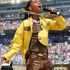 Buy Swae Lee Hashim Flower Boy FIFA World Cup 2026 Final Yellow Leather Jacket