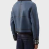Buy Tariq St. Patrick Power Book II Ghost Season 04 Blue Suede Leather Sherpa Jacket For Unisex