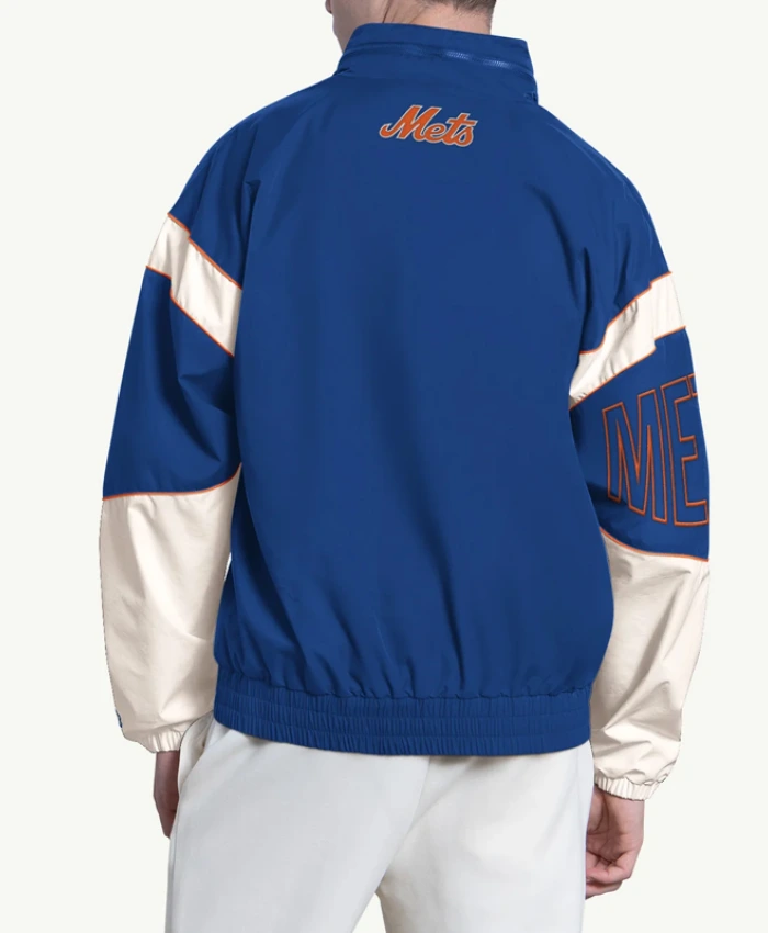 Buy The Gust New York Mets Full Zip Blue Jacket