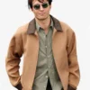 Buy The Odyssey Photocall 2026 Robert Pattinson Tan Jacket