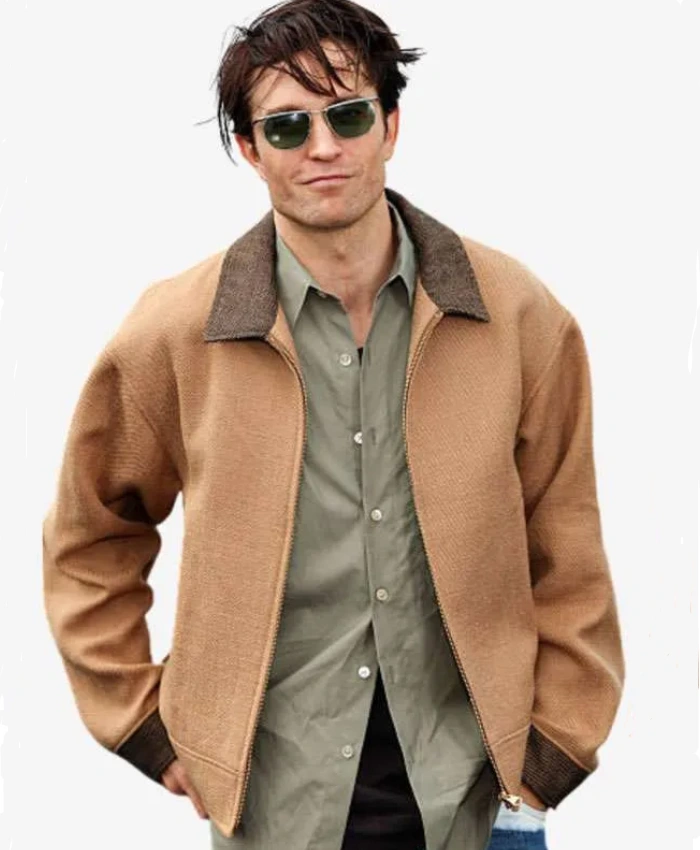 Buy The Odyssey Photocall 2026 Robert Pattinson Tan Jacket