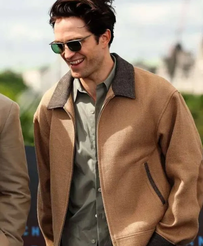 Buy The Odyssey Photocall 2026 Robert Pattinson Wool Jacket
