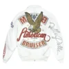 Buy The Tonight Show Alicia Keys White Vintage Bomber Jacket For Sale
