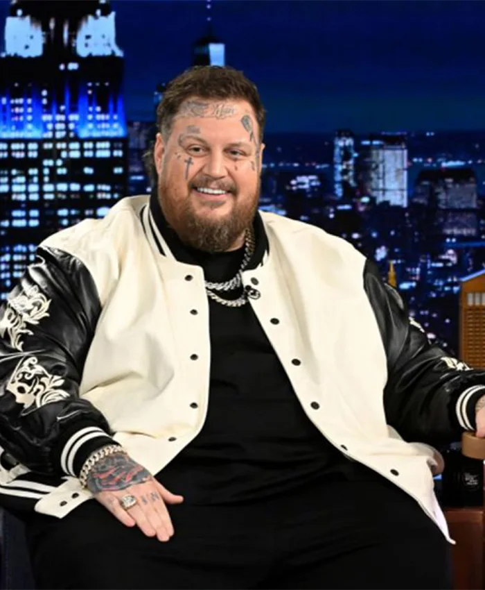 Buy The Tonight Show Starring Jimmy Fallon Season 12 Jelly Roll Varsity Jacket For Unisex