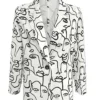 Buy The Voice Season 26 Shye Face White Print Blazer For Men And Women